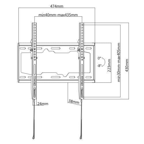 Best Slim Tilt Flat TV Wall Mount | Samsung tv installation screws