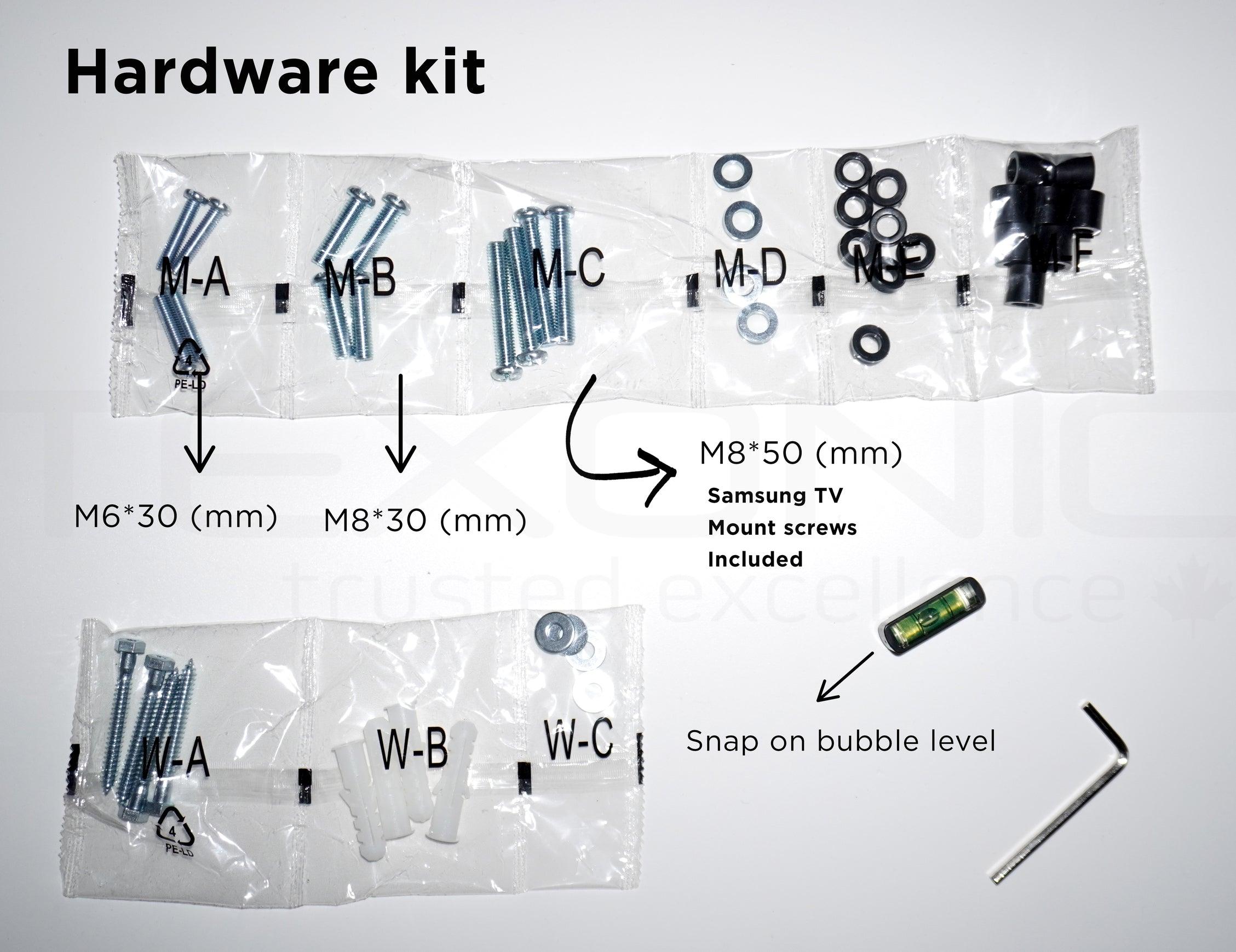 Best Slim Tilt Flat TV Wall Mount | Samsung tv installation screws